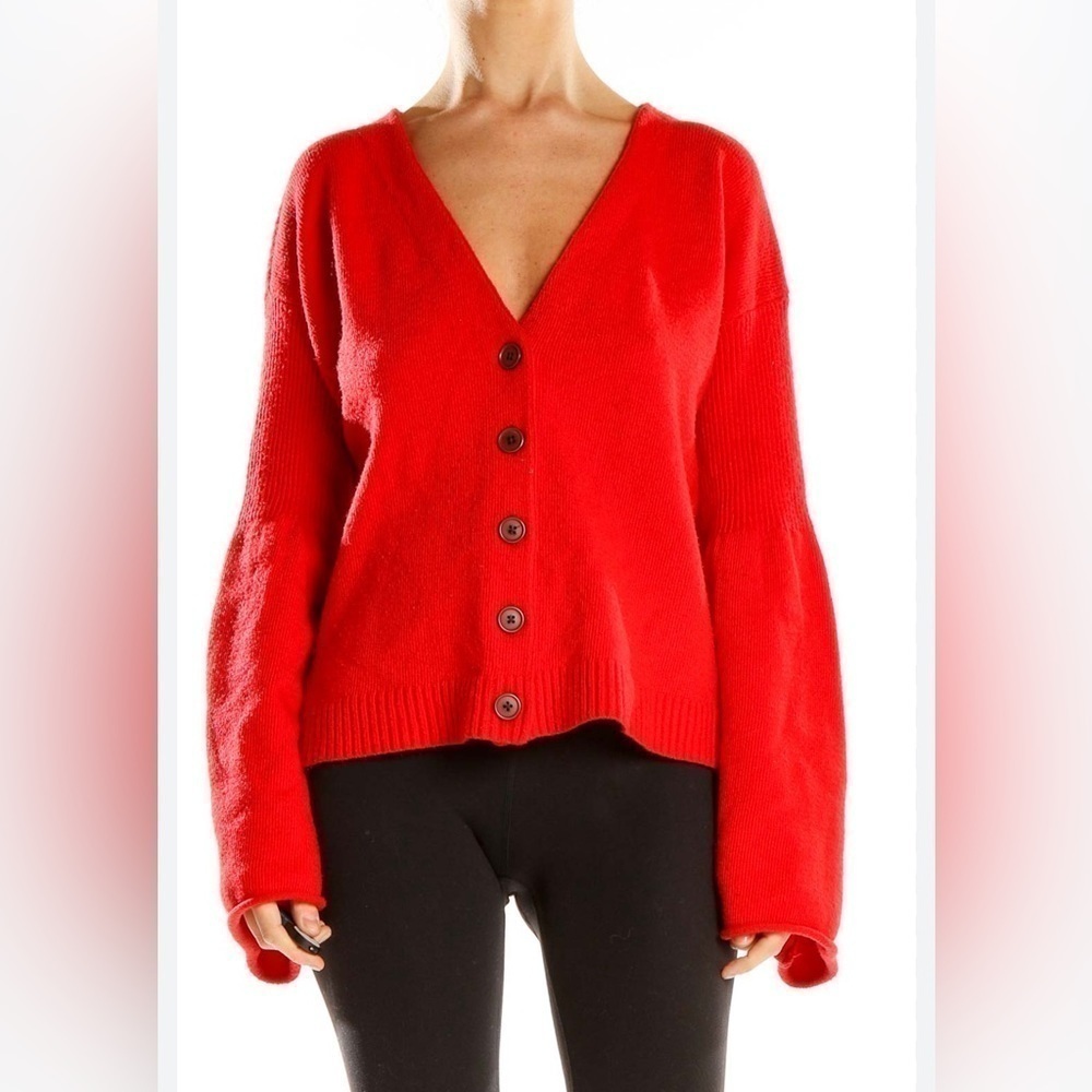 Anthropologie Oversized Bell Sleeve Cardigan
